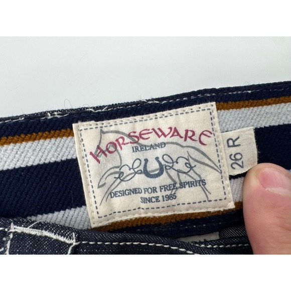 Horseware Equestrian Horse Riding Fitted Breeches Pants Womens Size 26 R New tan - Picture 3 of 15